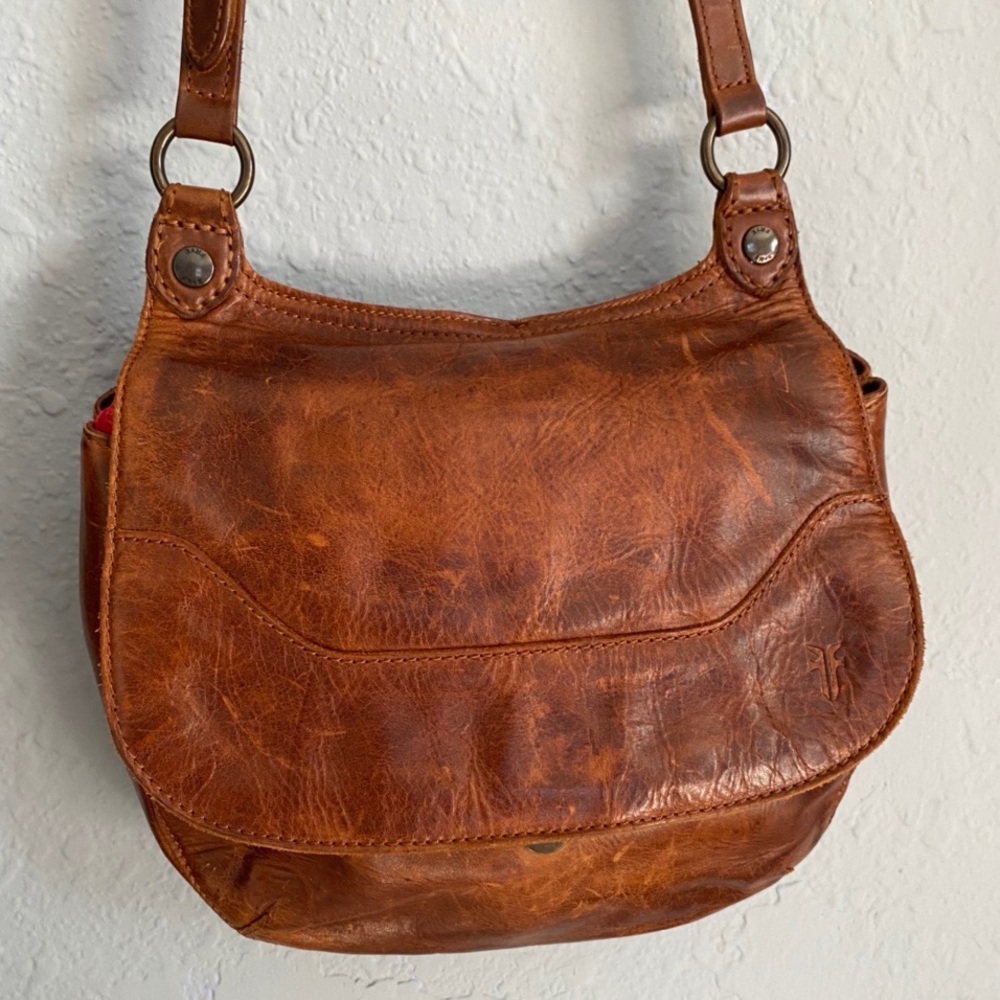 Leather Frye purse